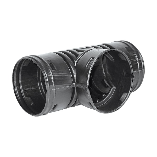 B & K Advance Drainage Systems Schedule 40 6 in. Snap X 6 in. D Snap Polyethylene Blind Tee 1 pk 0641AA - main